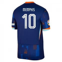 Memphis Depay #10 Fotbalové Dresy Holandsko Mistrovství Evropy 2024 Venkovní Dres Mužské