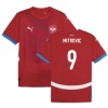 Mitrovic #9 Fotbalové Dresy Srbsko Mistrovství Evropy 2024 Domácí Dres Mužské