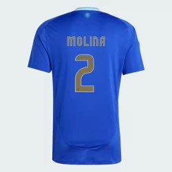 Molina #2 Fotbalové Dresy Argentina Copa America 2024 Venkovní Dres Mužské