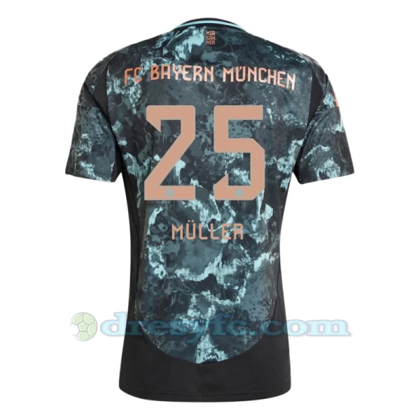 Muller #25 Fotbalové Dresy FC Bayern München 2024-25 Venkovní Dres Mužské