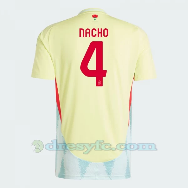 Nacho #4 Fotbalové Dresy Španělsko Mistrovství Evropy 2024 Venkovní Dres Mužské