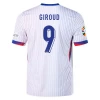 Olivier Giroud #9 Fotbalové Dresy Francie Mistrovství Evropy 2024 Venkovní Dres Mužské