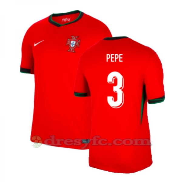 Pepe #3 Fotbalové Dresy Portugalsko Mistrovství Evropy 2024 Domácí Dres Mužské