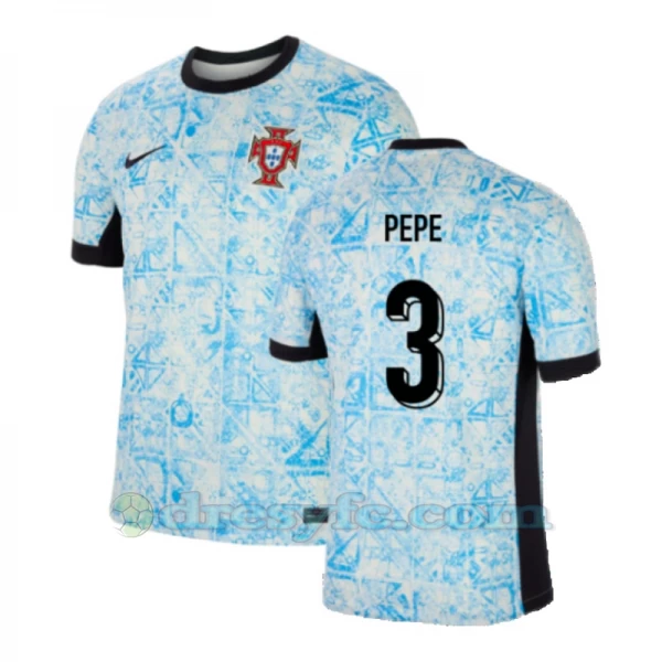 Pepe #3 Fotbalové Dresy Portugalsko Mistrovství Evropy 2024 Venkovní Dres Mužské