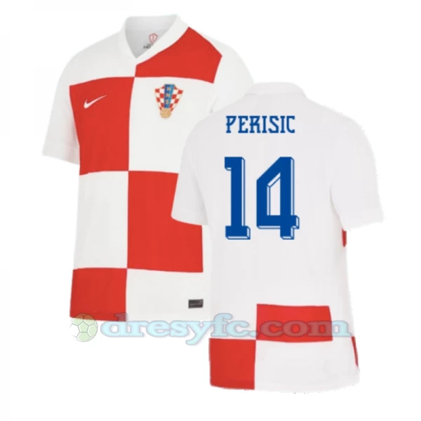 Perisic #14 Fotbalové Dresy Chorvatsko Mistrovství Evropy 2024 Domácí Dres Mužské