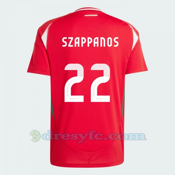 Peter Szappanos #17 Fotbalové Dresy Maďarsko Mistrovství Evropy 2024 Domácí Dres Mužské