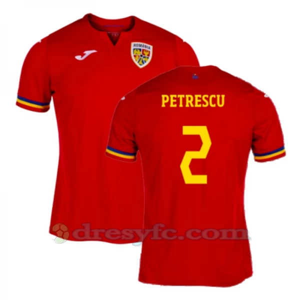Petrescu #2 Fotbalové Dresy Rumunsko Mistrovství Evropy 2024 Venkovní Dres Mužské