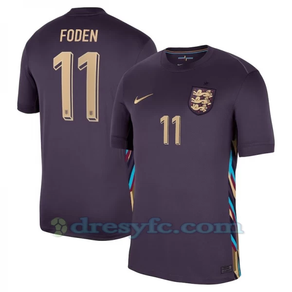Phil Foden #11 Fotbalové Dresy Anglie Mistrovství Evropy 2024 Venkovní Dres Mužské
