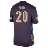 Phil Foden #20 Fotbalové Dresy Anglie Mistrovství Evropy 2024 Venkovní Dres Mužské