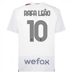 Rafa Leao #10 Fotbalové Dresy AC Milan 2023-24 Venkovní Dres Mužské