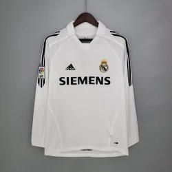 Real Madrid Retro Dres 2005-06 Domácí Mužské Dlouhý Rukáv