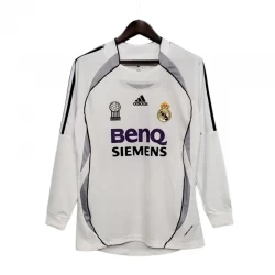 Real Madrid Retro Dres 2006-07 Domácí Mužské Dlouhý Rukáv