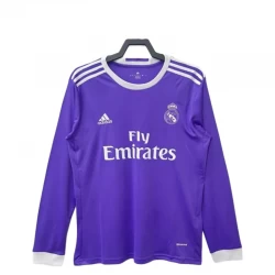 Real Madrid Retro Dres 2016-17 Venkovní Mužské Dlouhý Rukáv