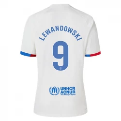 Robert Lewandowski #9 Fotbalové Dresy FC Barcelona 2023-24 Venkovní Dres Mužské