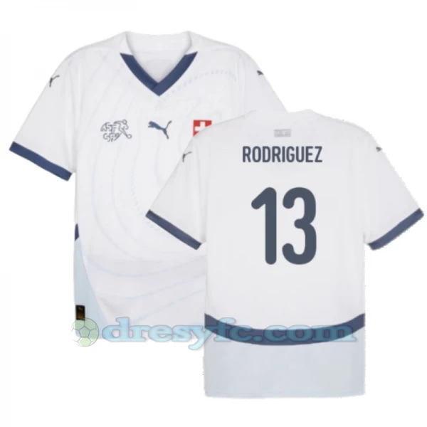 Rodriguez #13 Fotbalové Dresy Švýcarsko Mistrovství Evropy 2024 Venkovní Dres Mužské
