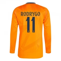 Rodrygo #11 Fotbalové Dresy Real Madrid 2024-25 Venkovní Dres Mužské Dlouhý Rukáv