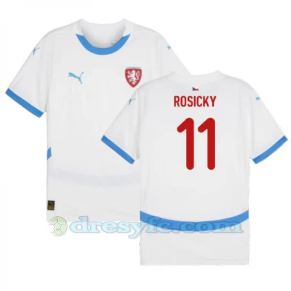 Rosicky #11 Fotbalové Dresy Česká Republika Mistrovství Evropy 2024 Venkovní Dres Mužské