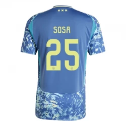 Sosa #25 Fotbalové Dresy AFC Ajax Amsterdam 2024-25 Venkovní Dres Mužské