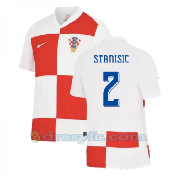 Stanisic #2 Fotbalové Dresy Chorvatsko Mistrovství Evropy 2024 Domácí Dres Mužské
