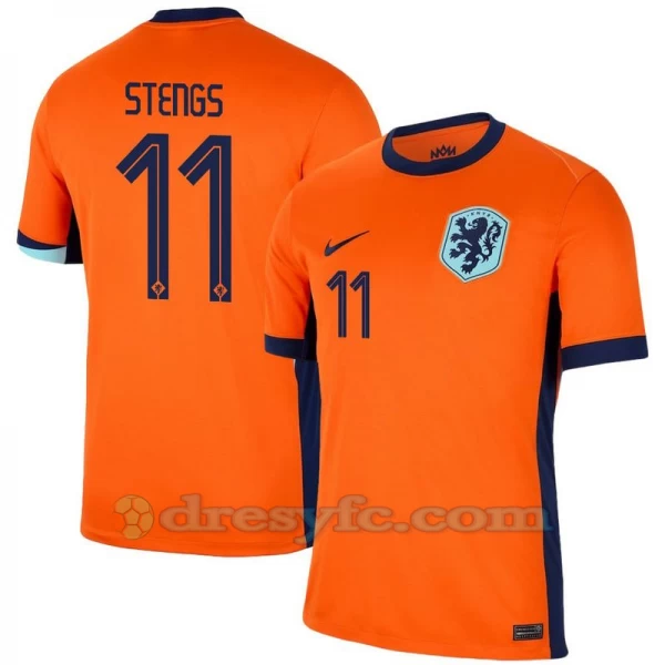 Stengs #11 Fotbalové Dresy Holandsko Mistrovství Evropy 2024 Domácí Dres Mužské