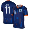 Stengs #11 Fotbalové Dresy Holandsko Mistrovství Evropy 2024 Venkovní Dres Mužské