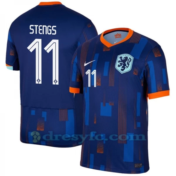 Stengs #11 Fotbalové Dresy Holandsko Mistrovství Evropy 2024 Venkovní Dres Mužské