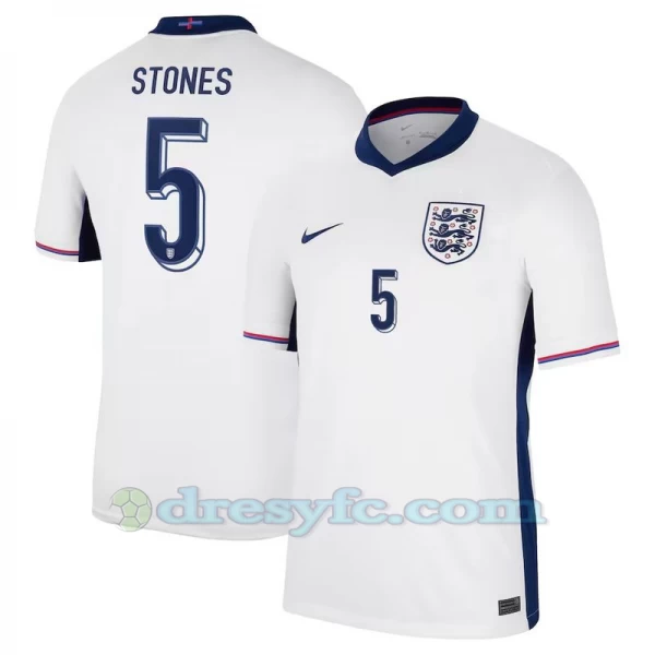 Stones #5 Fotbalové Dresy Anglie Mistrovství Evropy 2024 Domácí Dres Mužské
