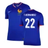 T.Hernandez #22 Fotbalové Dresy Francie Mistrovství Evropy 2024 Domácí Dres Mužské
