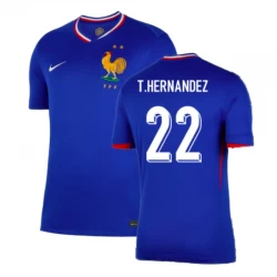 T. Hernandez #22 Fotbalové Dresy Francie Mistrovství Evropy 2024 Domácí Dres Mužské