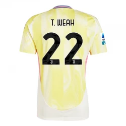 T.Weah #22 Fotbalové Dresy Juventus FC 2024-25 Venkovní Dres Mužské