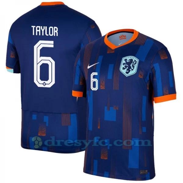 Taylor #6 Fotbalové Dresy Holandsko Mistrovství Evropy 2024 Venkovní Dres Mužské