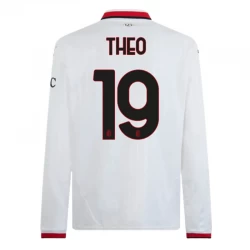 Theo Hernández #19 Fotbalové Dresy AC Milan 2024-25 Venkovní Dres Mužské Dlouhý Rukáv