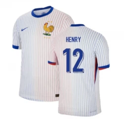 Thierry Henry #12 Fotbalové Dresy Francie Mistrovství Evropy 2024 Venkovní Dres Mužské