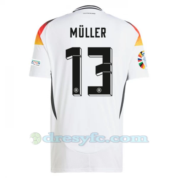 Thomas Müller #13 Fotbalové Dresy Německo Mistrovství Evropy 2024 Domácí Dres Mužské
