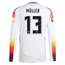 Thomas Müller #13 Fotbalové Dresy Německo Mistrovství Evropy 2024 Domácí Dres Mužské Dlouhý Rukáv
