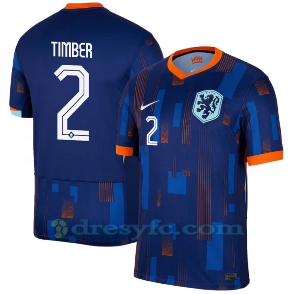 Timber #2 Fotbalové Dresy Holandsko Mistrovství Evropy 2024 Venkovní Dres Mužské
