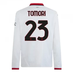 Tomori #23 Fotbalové Dresy AC Milan 2024-25 Venkovní Dres Mužské Dlouhý Rukáv