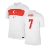 Under #7 Fotbalové Dresy Turecko Mistrovství Evropy 2024 Domácí Dres Mužské