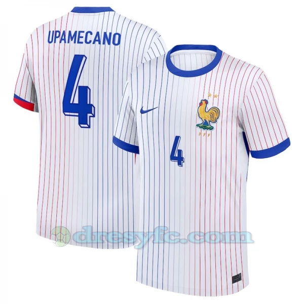 Upamecano #4 Fotbalové Dresy Francie Mistrovství Evropy 2024 Venkovní Dres Mužské