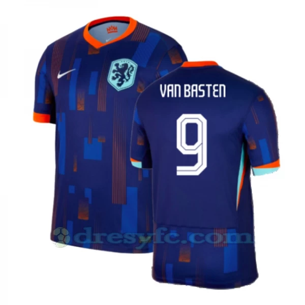 Van Basten #9 Fotbalové Dresy Holandsko Mistrovství Evropy 2024 Venkovní Dres Mužské