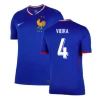 Vieira #4 Fotbalové Dresy Francie Mistrovství Evropy 2024 Domácí Dres Mužské