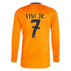 Vinicius Junior #7 Fotbalové Dresy Real Madrid 2024-25 Venkovní Dres Mužské Dlouhý Rukáv