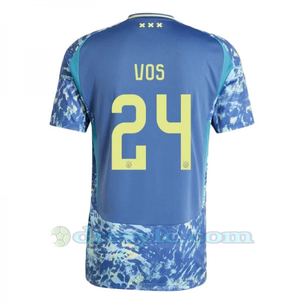 Vos #24 Fotbalové Dresy AFC Ajax Amsterdam 2024-25 Venkovní Dres Mužské