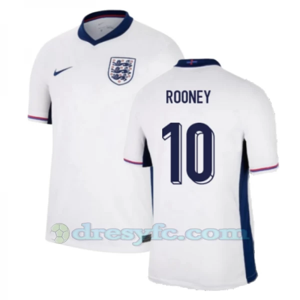 Wayne Rooney #10 Fotbalové Dresy Anglie Mistrovství Evropy 2024 Domácí Dres Mužské