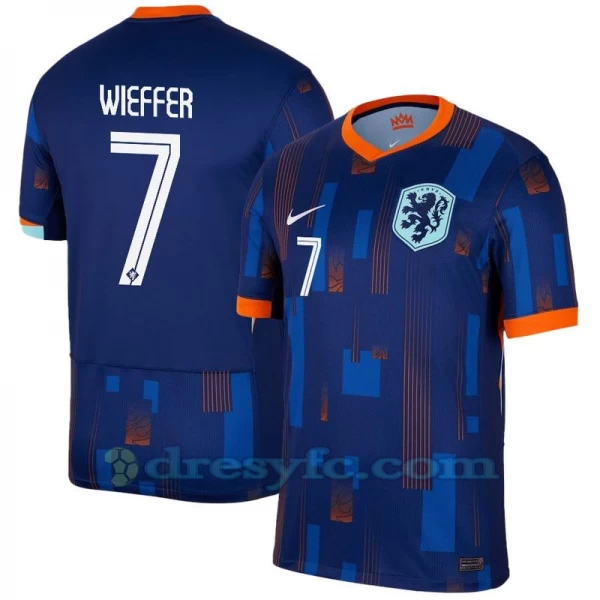 Wieffer #7 Fotbalové Dresy Holandsko Mistrovství Evropy 2024 Venkovní Dres Mužské