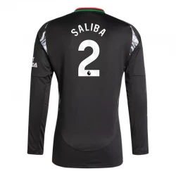 William Saliba #2 Fotbalové Dresy Arsenal FC 2024-25 Venkovní Dres Mužské Dlouhý Rukáv