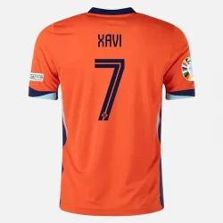Xavi #7 Fotbalové Dresy Holandsko Mistrovství Evropy 2024 Domácí Dres Mužské