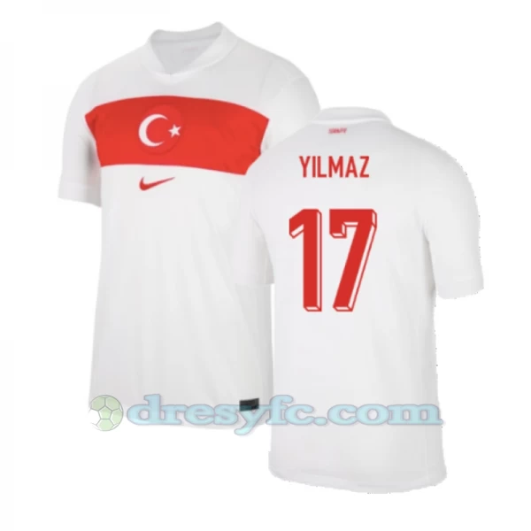 Yilmaz #17 Fotbalové Dresy Turecko Mistrovství Evropy 2024 Domácí Dres Mužské