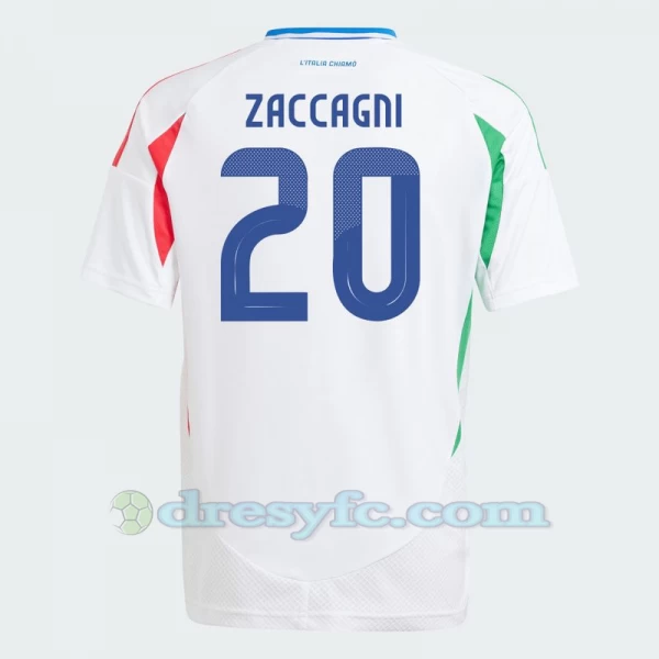 Zacagni #20 Fotbalové Dresy Itálie Mistrovství Evropy 2024 Venkovní Dres Mužské