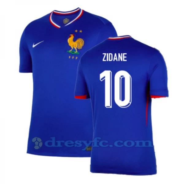 Zinédine Zidane #10 Fotbalové Dresy Francie Mistrovství Evropy 2024 Domácí Dres Mužské